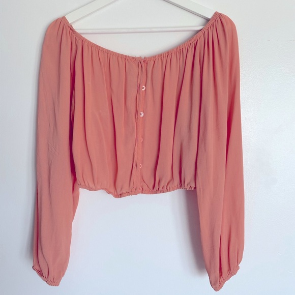 Reformation STUNNING crop top, XS, peach color - Picture 5 of 7